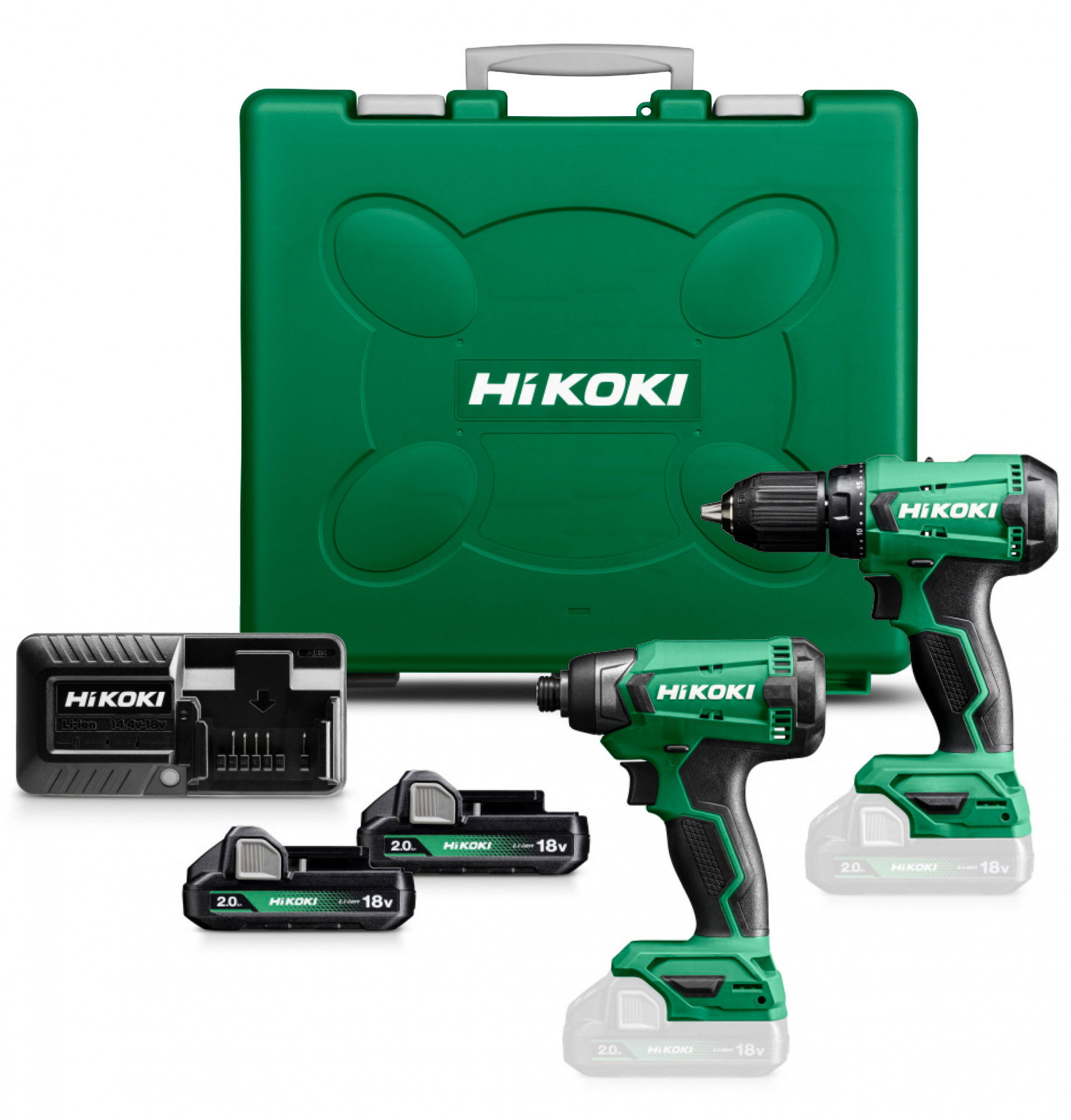 HiKoki KC18DAWAZ 18V-os Li-ion akkus gépcsomag termék fő termékképe