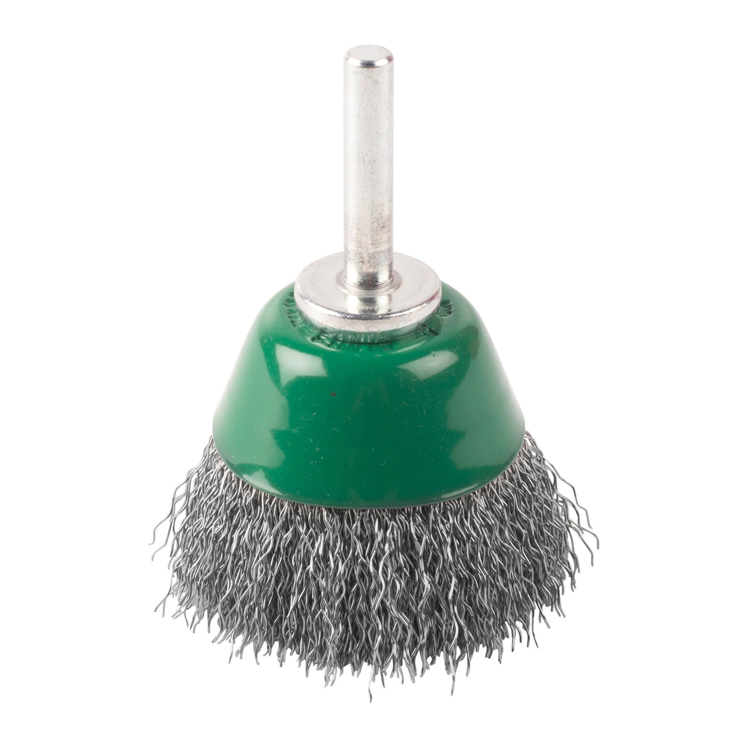 Milwaukee Csapos fazékkefe hullámos dróttal, Inox/0.3 mm, S6, 50 x 16 x 20 mm, 3 db/csomag termék fő termékképe